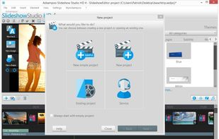 Ashampoo Slideshow Studio HD screenshot 1