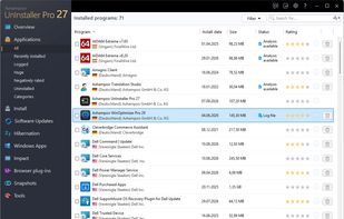Ashampoo UnInstaller screenshot 1