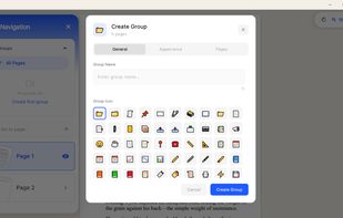 Groups create/edit