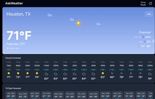 All weather info in one place 