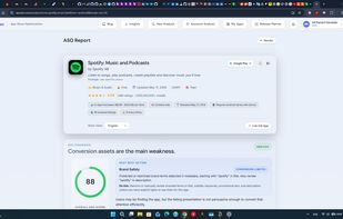 Analyze any App Store or Google Play listing