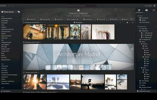 The photo stream after loading the library