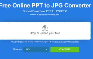 Aspose PowerPoint to JPG Converter