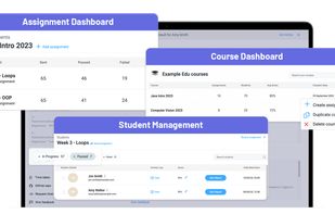 Tracking of Assignments & Students: Easily keep track of your assignments & students.