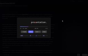 Speed Read (RSVP)