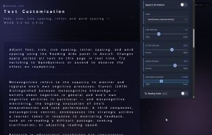 Text Customization