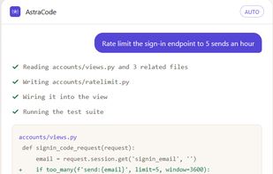 AstraCode screenshot 1