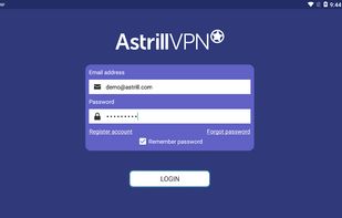 Astrill screenshot 1