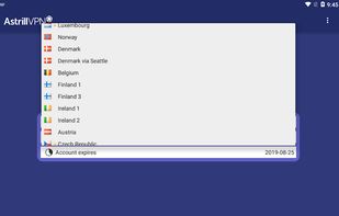 Astrill screenshot 2