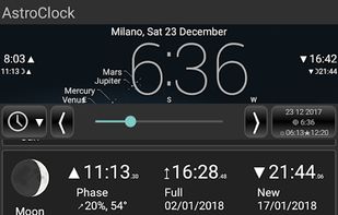 Planets & Night info