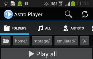 Astro Player screenshot 1