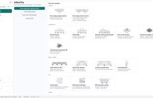 Templates: deep beams, corbels, pier caps, pile caps, footings, abutments