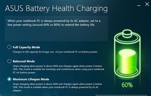 Asus Battery Health Charging screenshot 1
