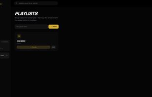 The playlist section in Aswati studio.