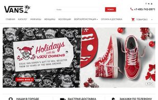 Example of an online store template