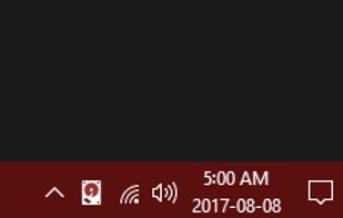 Just the notification tray. Still.