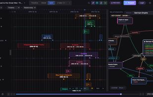 Timeline view in sync to animate relationship