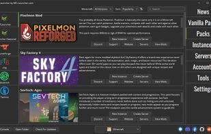 ATlauncher screenshots