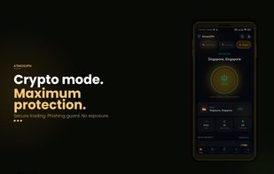 Crypto mode for secure trading — phishing guard and maximum privacy included.
