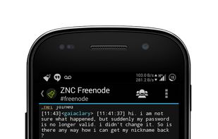 Atomic IRC screenshot 1
