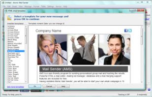 You can use ready-made templates to create newsletters.