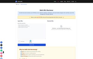 Bulk URL Shortener