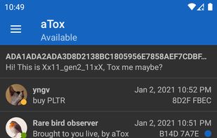 aTox screenshot 1
