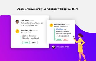 Apply / Approve leaves from your chat messenger