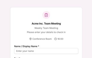 AttendPad screenshot 2