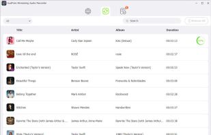 AudFree Streaming Audio Recorder screenshot 1
