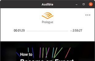 Audible for Linux screenshot 1