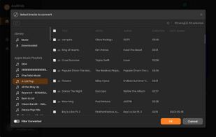 add apple music to convert