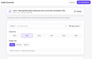 Audio converter