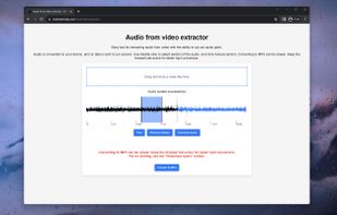 Use double-click to select section of the audio, and click remove section.