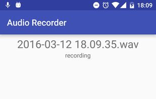 Android Audio Recorder screenshot 2
