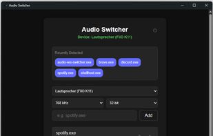 Audio Resolution Switcher screenshot 2