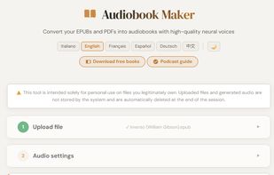 AudioBook Maker screenshot 1