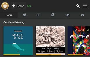 Audiobookshelf screenshot 1