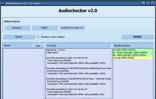 Audiochecker screenshot 1