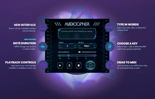 AudioCipher V2.0 Features