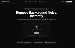Upload & Start Cleaning