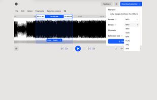 Selection downloading