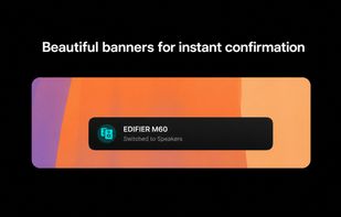 Beautiful banners give you immediate feedback. Whether in-game or whilst streaming.