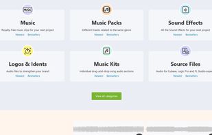 AudioJungle screenshot 1