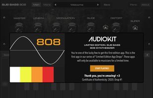 AudioKit Bass 808 Synth screenshot 1