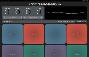 AudioKit Drum Pad Playground screenshot 1