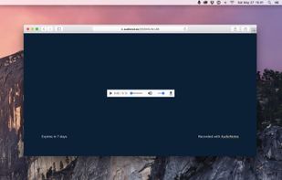 AudioNotes Mac App screenshot 1