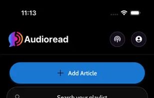 Audioread screenshot 1