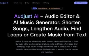 Audjust AI screenshot 1