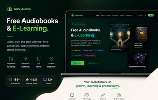 185+ premium audiobooks across 12+ categories, and still growing.